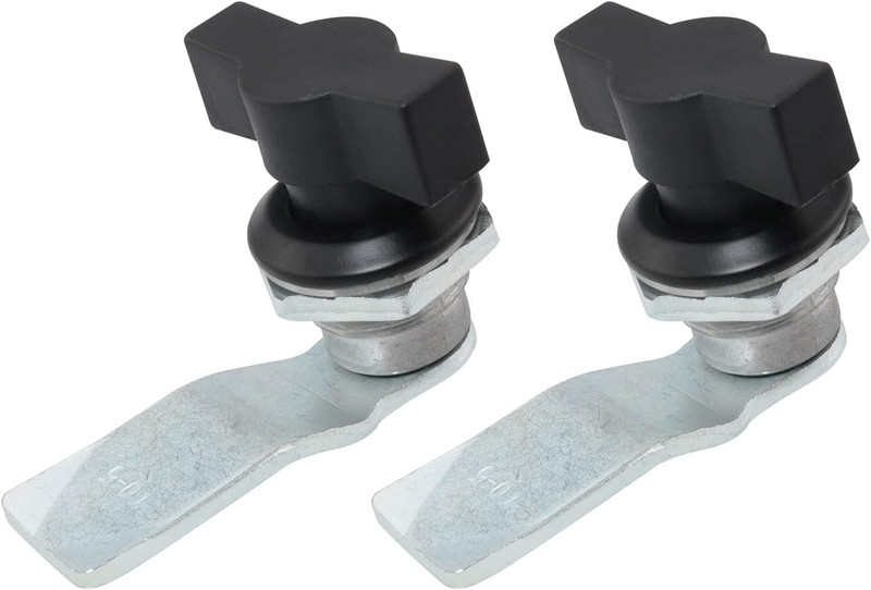 2PCS Black Handle T Handle Swing Knob Turn Cam Lock Chassis Cylinder Lock for Ma