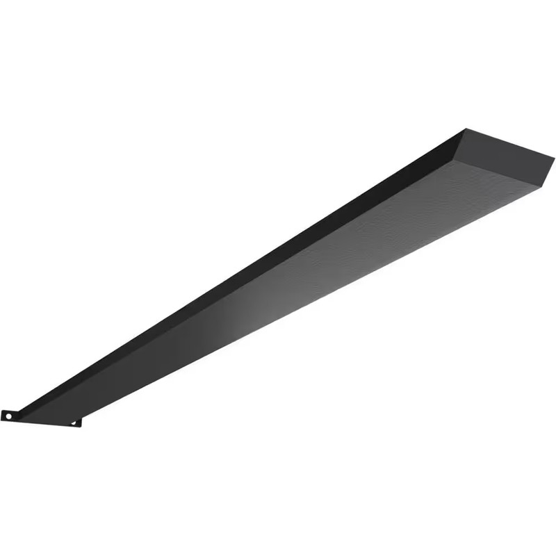 2-1/2 In. X 32 In. Countertop Island Steel Powder Coated Black Heavy-Duty Bracke