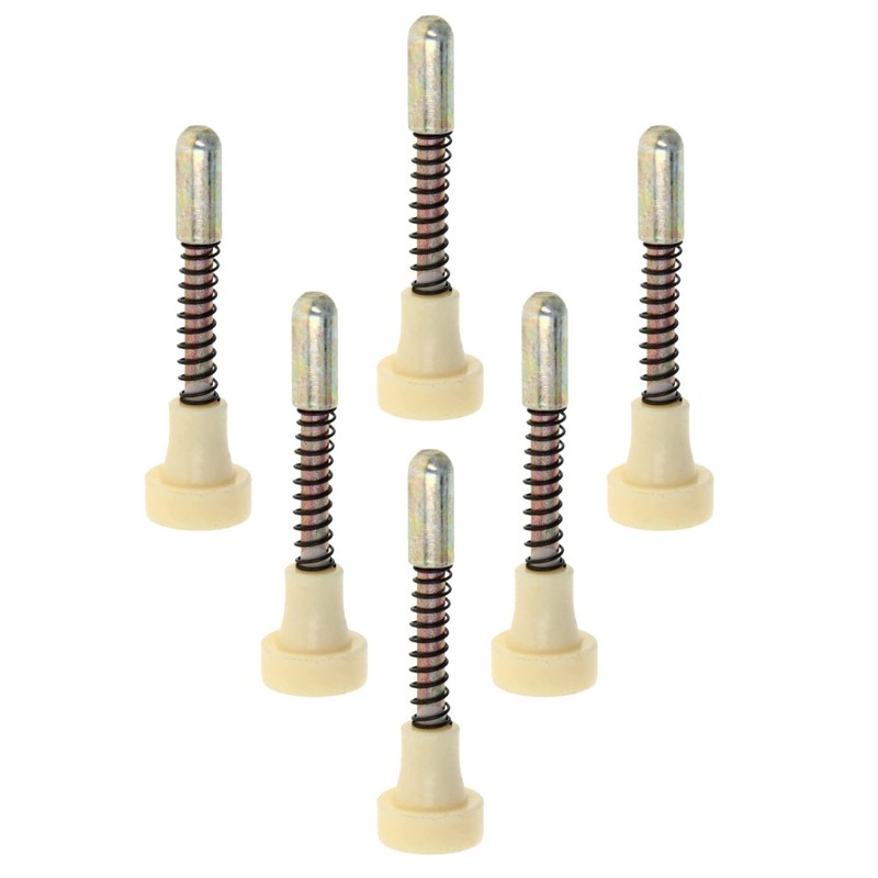 6 Pcs Spring-loaded Plunger Storage Door Latch Baby Child Crib Bolts Pin gallery
