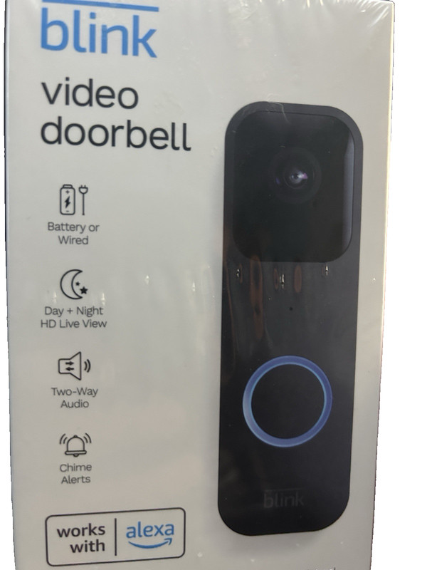 Blink Video Doorbell | TwoWay Audio | HD Video | Motion & Chime | Wireless/Wired