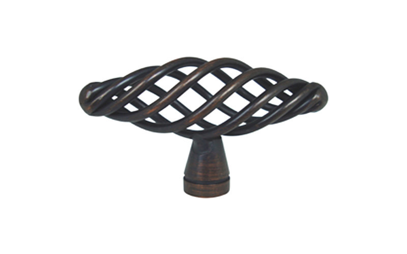 Oil Rubbed Bronze Birdcage Kitchen & Bathroom Cabinet Knob 2 3/8″