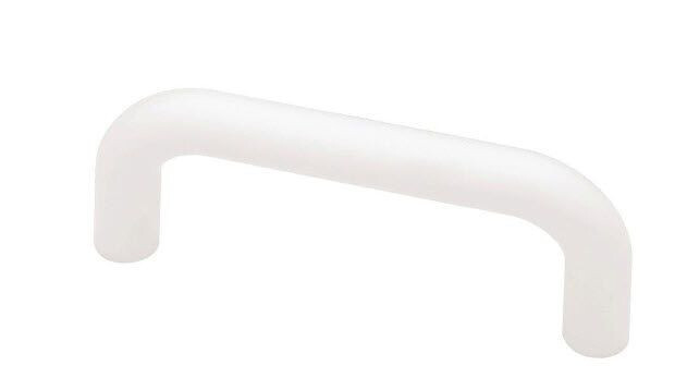 (5 Pack) 3 inch Wire Pull White Enamel