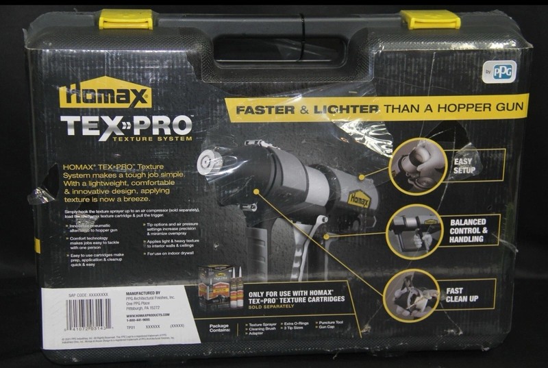 Homax TEX Pro TP01 Texture System Texture Wall & Ceilings NEW, SEALED PACKAGE. gallery