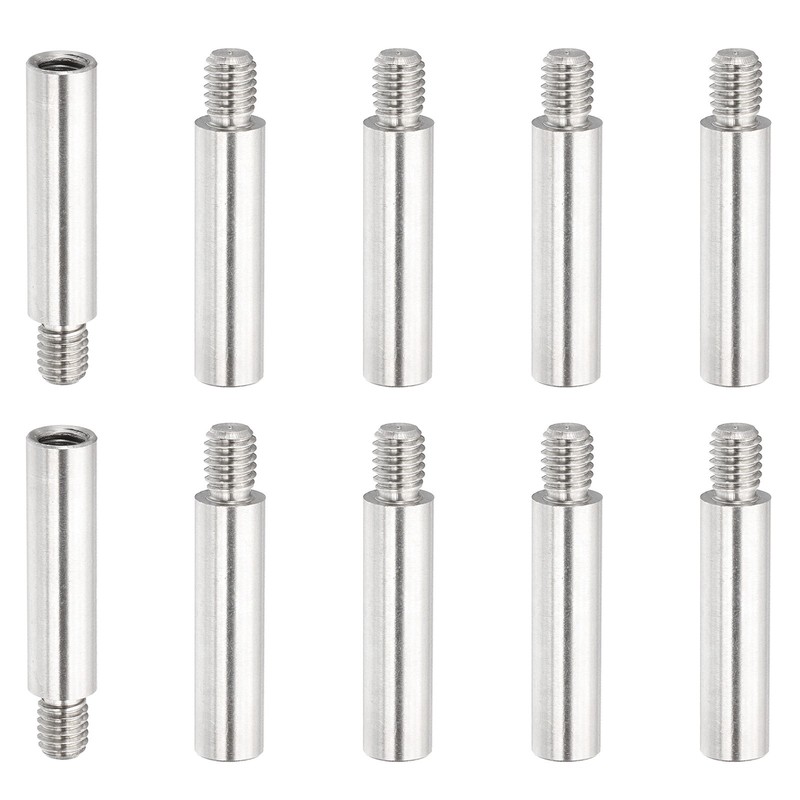 M6x30+8mm Album Scrapbook Extension Posts Extension Screw 10Pcs Extension Post