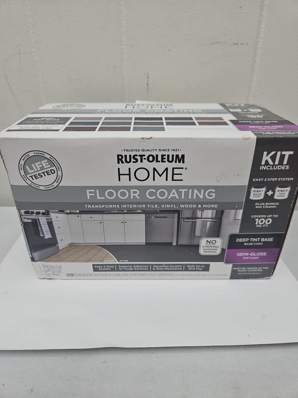 Rust-Oleum 360101 HOME Deep Tint Semi-Gloss Floor Paint Kit-1PK (A8)