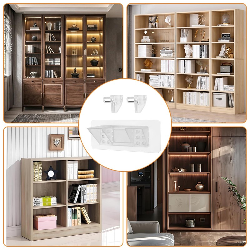 16Pcs Shelf Support Pegs, Include 12Pcs 5 Millimeters Cabinet Shelf Pegs and ... gallery