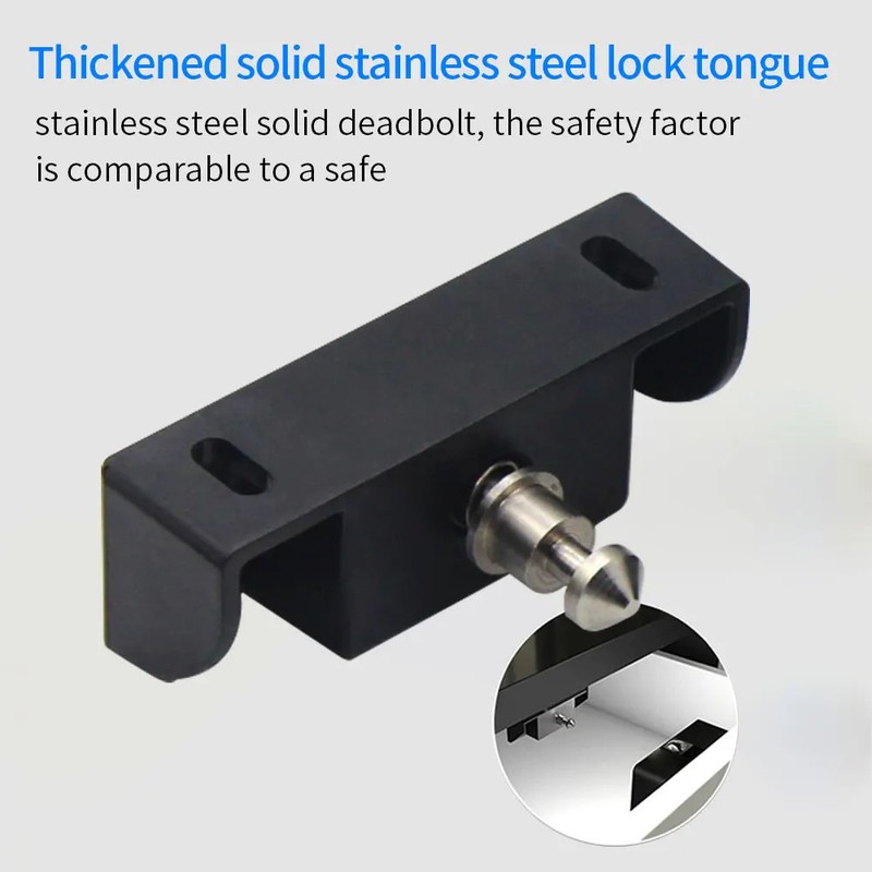 Smart Invisible Wooden Door Lock Keyless IC Card NFC Tuya App Cabinet Drawer Kit gallery