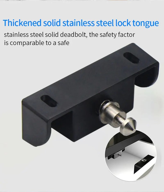 Smart Invisible Wooden Door Lock Keyless IC Card NFC Tuya App Cabinet Drawer Kit gallery