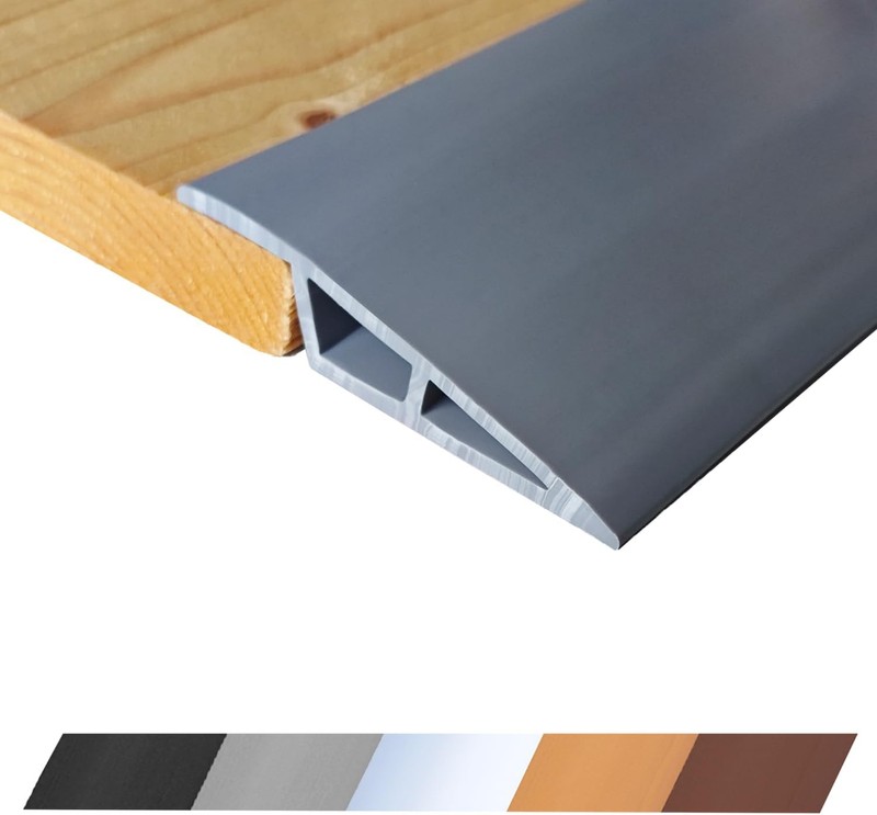 1/2″ to 3/5″ Height Threshold Ramp – Rubber Threshold, Floor Transition Strip, W