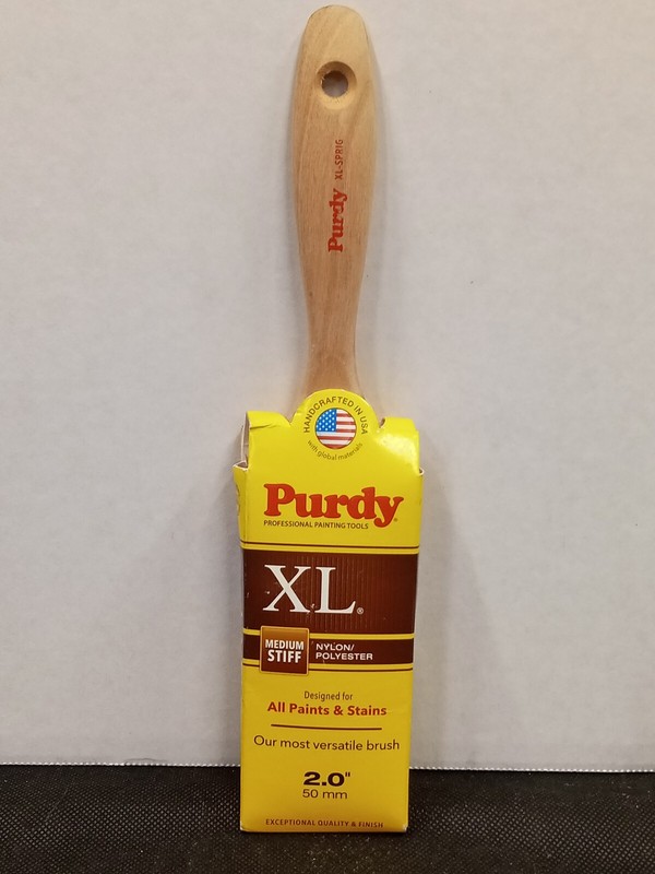 Purdy XL Sprig 2″ Polyester-Nylon Blend Paint Brush. All Paints and Stains. NEW.