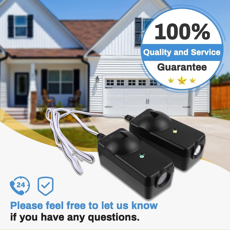 41A5034 Safety Sensor Kit For Craftsman Chamberlain Lift Master Garage Door Kit gallery