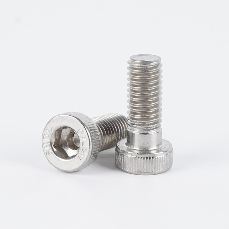 M6 M8 SUS316 Cylindrical hexagon socket knurled head pilot hole screw gallery