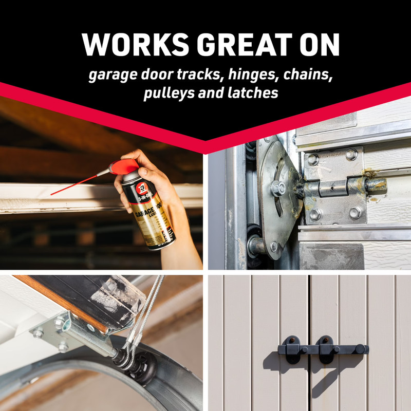 (6 pack) 3-IN-ONE Professional Garage Door Lubricant Smart Straw Sprays 2 Ways gallery