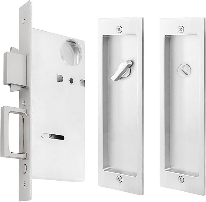 Pocket Door Lock,Modern Rectangular Pocket Door Hardware, Finger Flush Pulls …