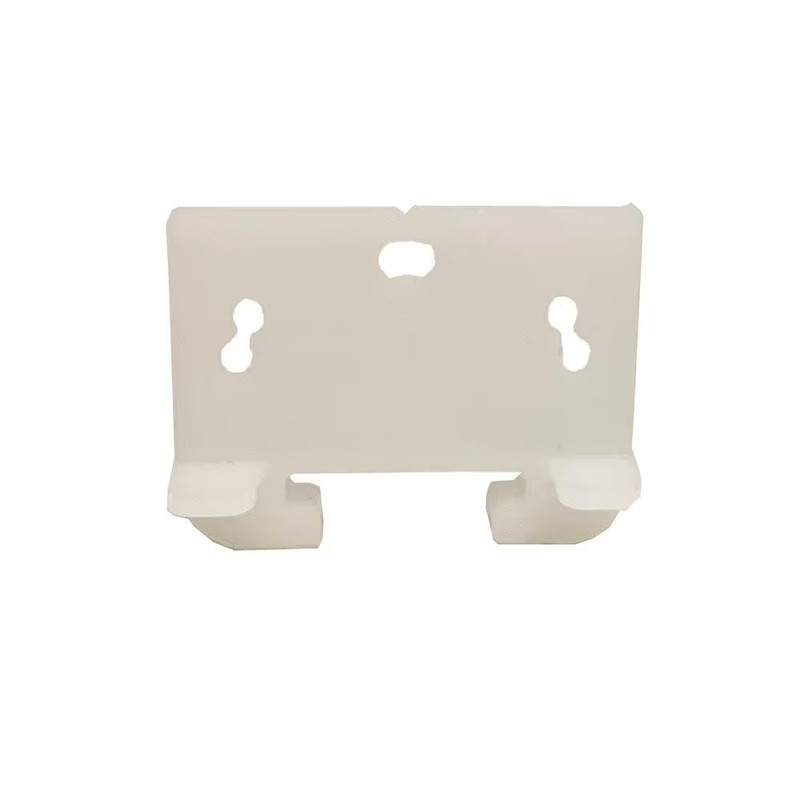 1-5/16 in. White Plastic Drawer Track Guide (2-Pack)