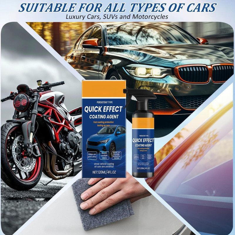 Car Quick Coating Spray, 2-Pack, Advanced Paint Protection, Vehicle Detailing Sh gallery
