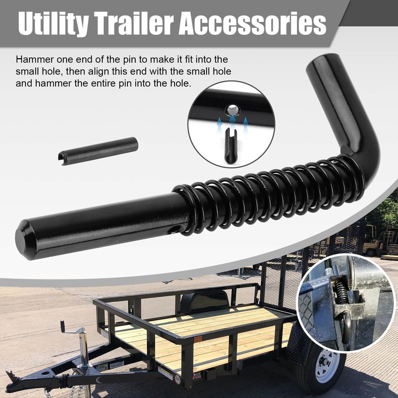 819T Trailer Gate Spring Latch Kit Heavy Duty Steel Trailer Gate Spring Latc... gallery