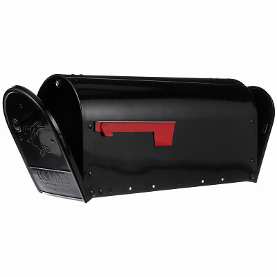 Gibraltar Mailboxes OM160BAM Outback Post-Mount Mailbox, Double Doors, Large,