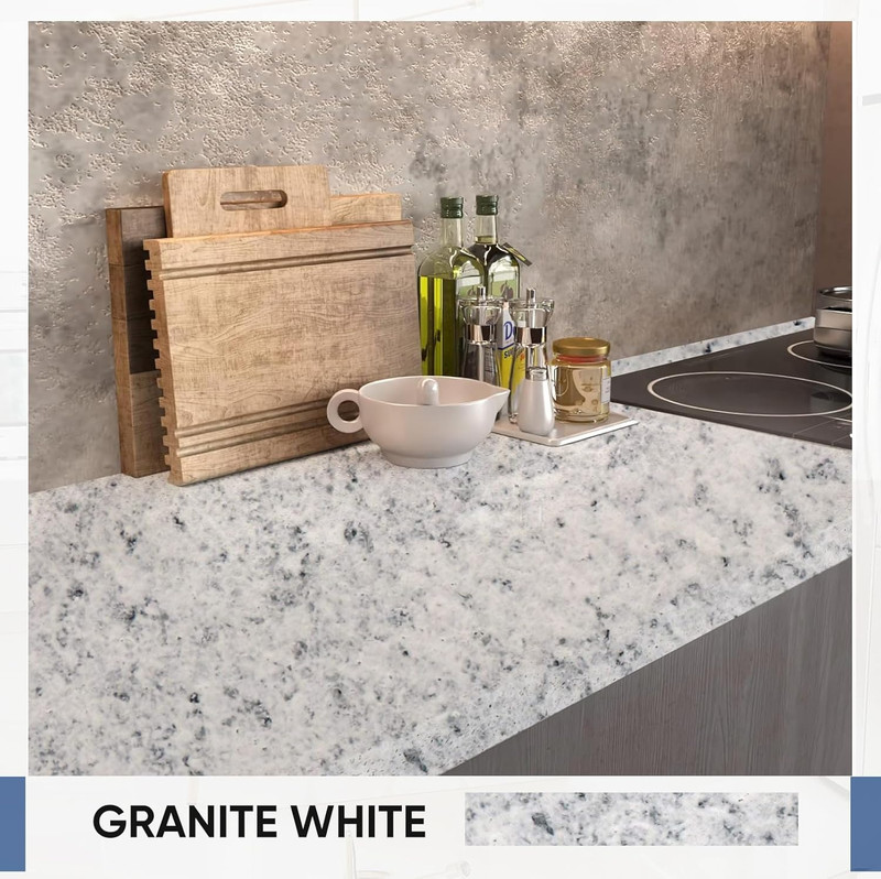 Granite White Epoxy Countertop Paint Kit - 40 Sq.Ft. for Kitchen & Bath gallery