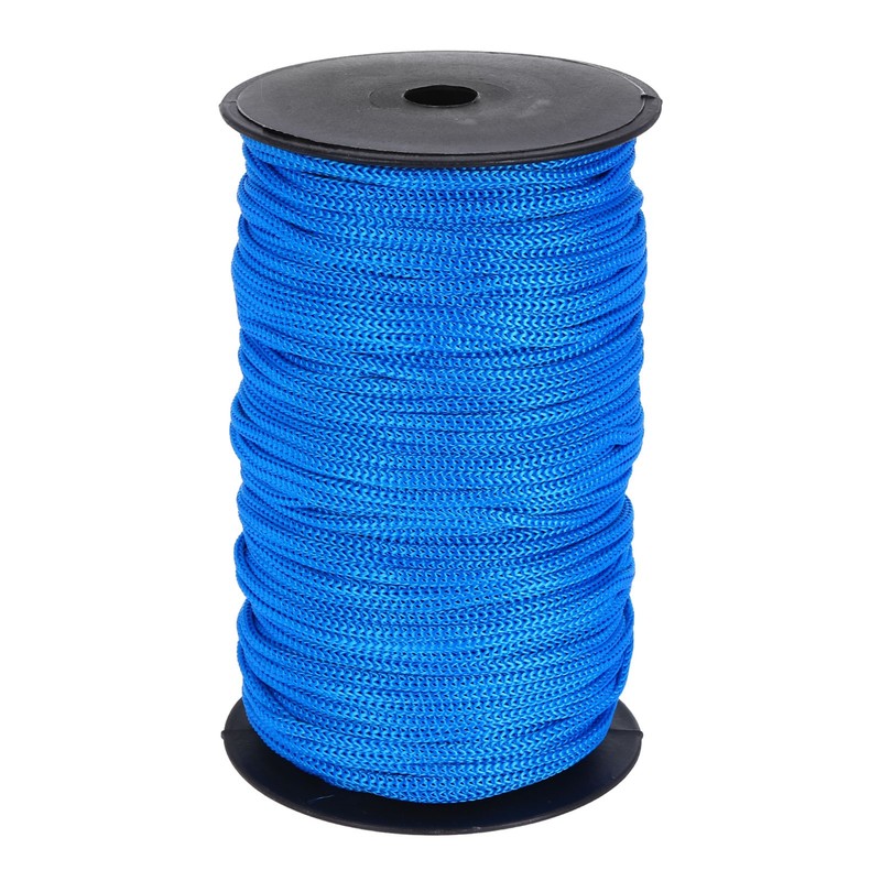 3/16 Inch Polypropylene Rope Braided Ropes, 328ft Nylon Rope Navy Blue