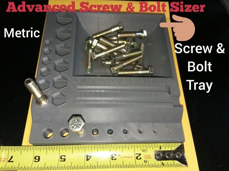 Metric  Bolt & Screw Sizer Advanced Version 