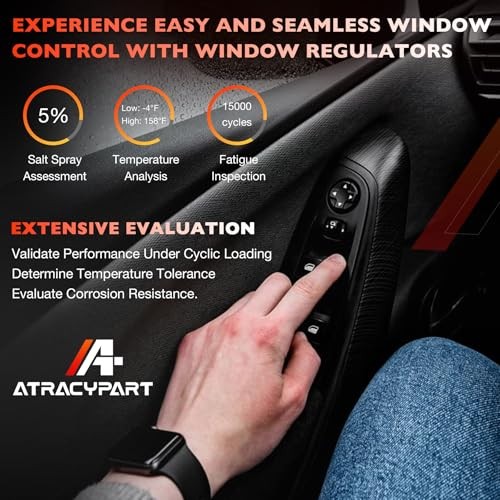 Power Window Regulator Compatible with 2003-2010 Front Left Driver Side gallery