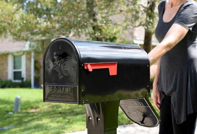 Gibraltar Mailboxes OM160BEC Outback Double Door, Large Capacity Large, Black gallery