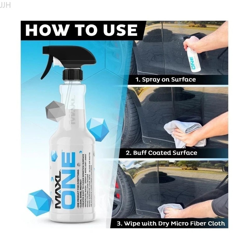 `Maxlone Car Spray Coating Agent Quick Spray Wipe Multi Functional`