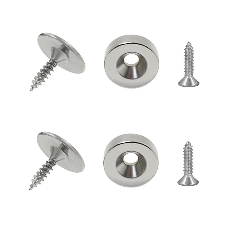 6× Cabinet Magnetic Door Catch Latch Strong 20 lbs Ultra-Thin Magnets Closer USA