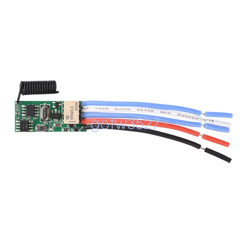 DC3V-18V Mini Wireless Remote Control Switch LED Lights Controller DIY 433MHz