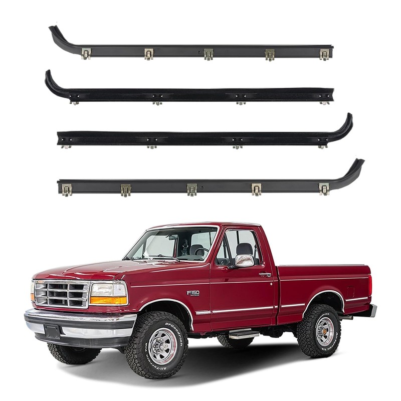Window Seal Trim Weatherstrip Kit For F150 F250 F350 Bronco 8797 4pc