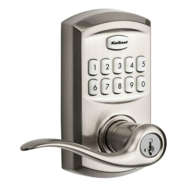 Kwikset SmartCode 917 Entry Traditional Residential Electronic Lever – 99170-001