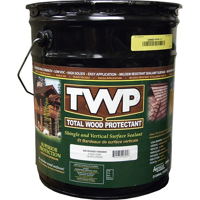TWP 206 Russet Brown Shake & Shingle Sealant 5gal