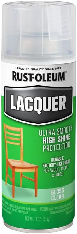 Rust-Oleum 1906830 Lacquer Spray Paint, 11 Oz, Gloss Clear gallery