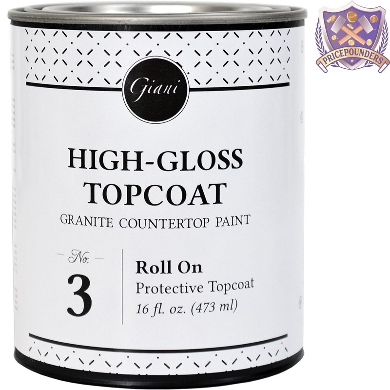 Acrylic High-Gloss Countertop Topcoat – Quick Dry, Safe & Non-Yellowing Formula