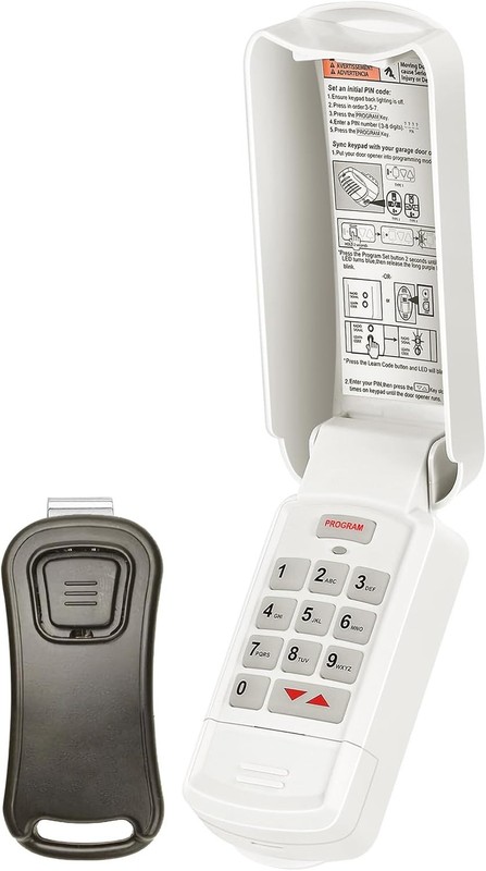 Genie-Compatible Garage Door Keypad with 164 Ft Range - User-Friendly Design gallery