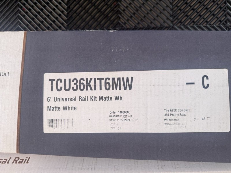 TimberTech Classic Composite 6-ft x 36-in Matte White Composite Deck Rail Kit gallery