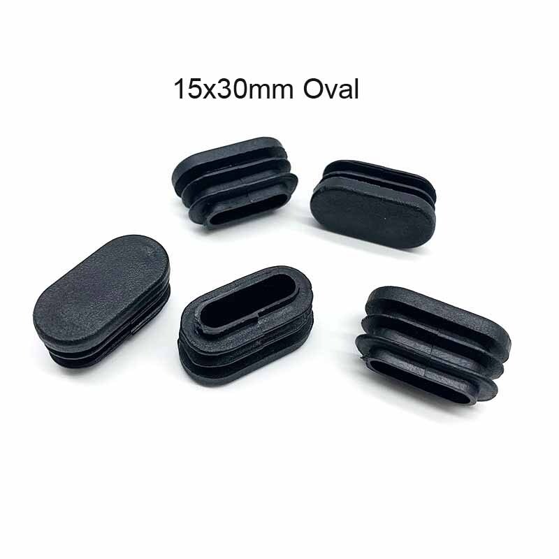 Oval Plastic Tubes End Caps Bungs Blanking Plugs Pipe Inserts Table Feet Chair