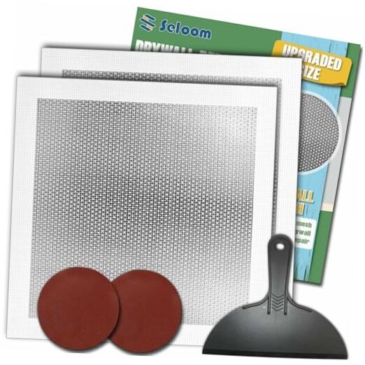 12 X 12 Inch Drywall Repair Kit – Heavy Duty Self-Adhesive Mesh Repair 5