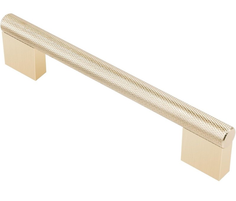 10 Pack Gold Cabinet Pulls, 5 In (128mm) Hole Centers Kitchen Hardware AL3102ABG