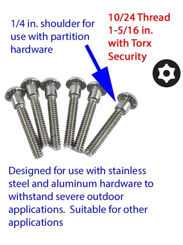 Harris Hardware 90202 T27 Torx Security Stainless Steel 10/24 Threaded Should... gallery