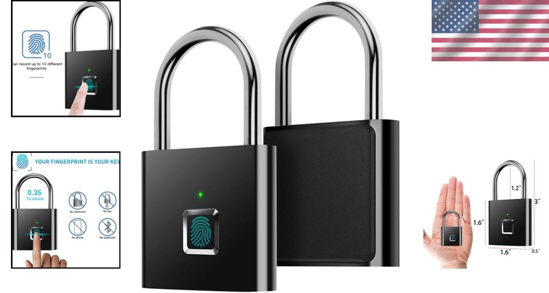 One Touch Biometric Lock - Perfect Fingerprint Security for Active Lifestyles gallery