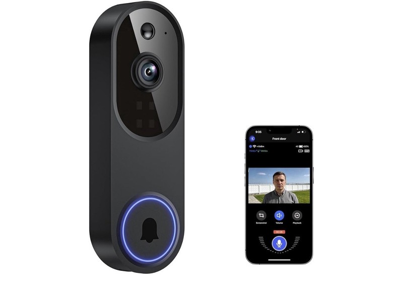 Doorbell Camera Security Camera Outdoor Indoor 1080 HD Night Vision Wireless