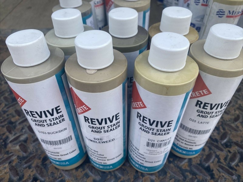 MERKRETE REVIVE Water-based Urethane Acrylic Grout Stain & Sealer 8 Ounce CHOICE