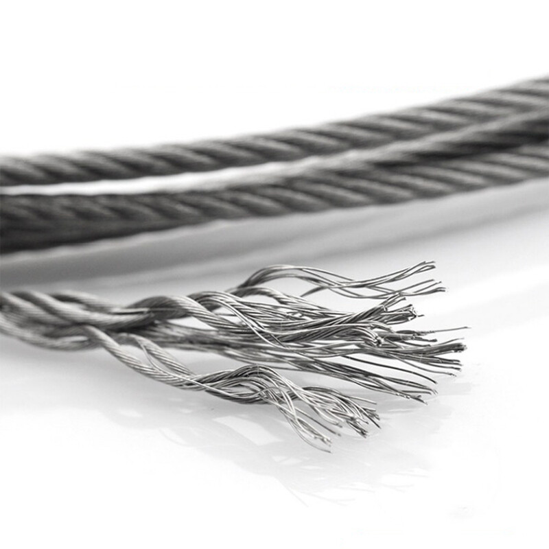 Stainless Steel Wire Rope Cable Dia 0.3mm-20mm 304 A2 7x7 7x19 Balustrade Fence gallery