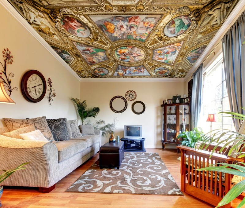 3D Religious Pattern NA850 Ceiling WallPaper Murals Wall Print Decal AJ US Fay