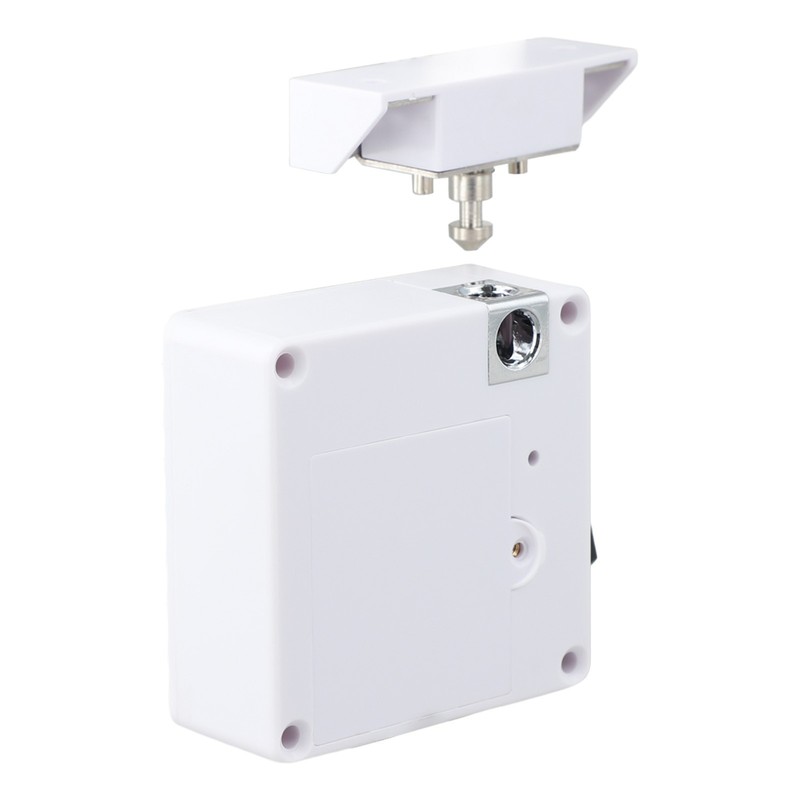 White Smart Drawer Lock Invisible Electronic Cabinet Lock with NFC Sensor Card