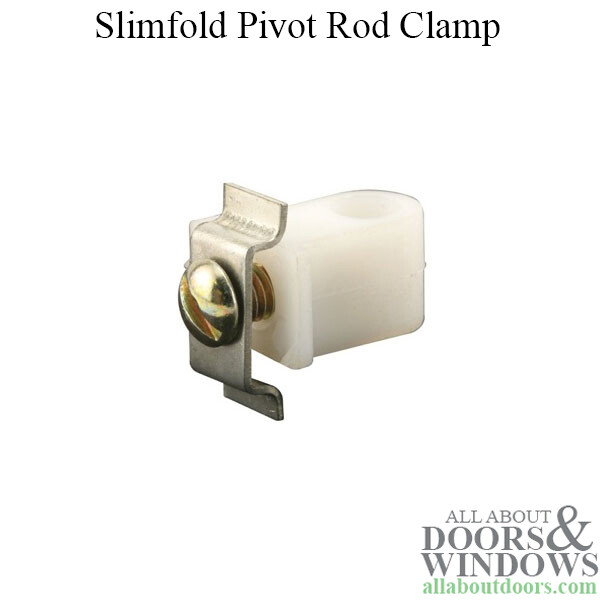 Slimfold Pivot Rod Clamp For Closet Doors and Pocket Doors Old Style Clamp