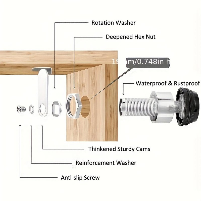 Easy-To-Use Reliable Convenient Robust Dependable Sleek 3-Digit Combination Lock gallery