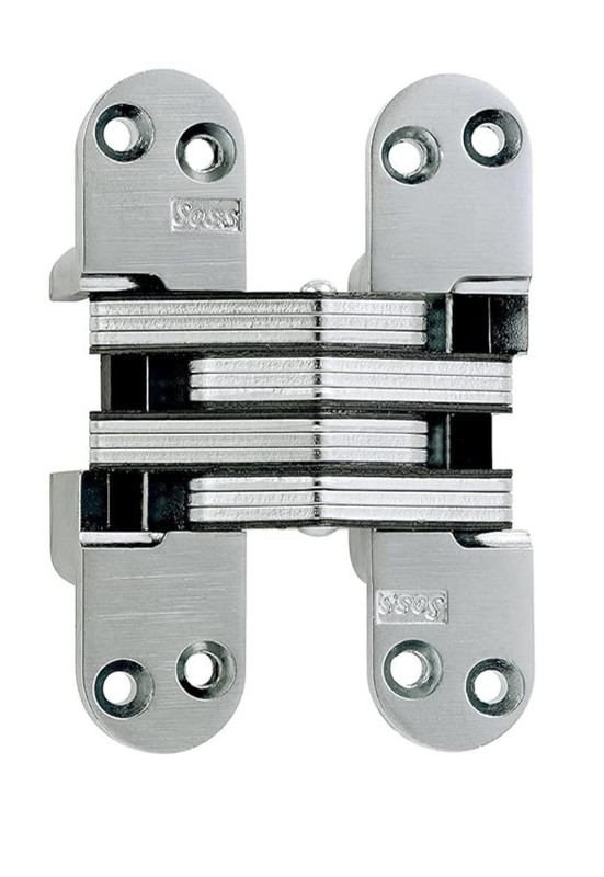 SOSS Invisible Hinge – Heavy Duty Concealed Door Hinge – Satin Chrome gallery